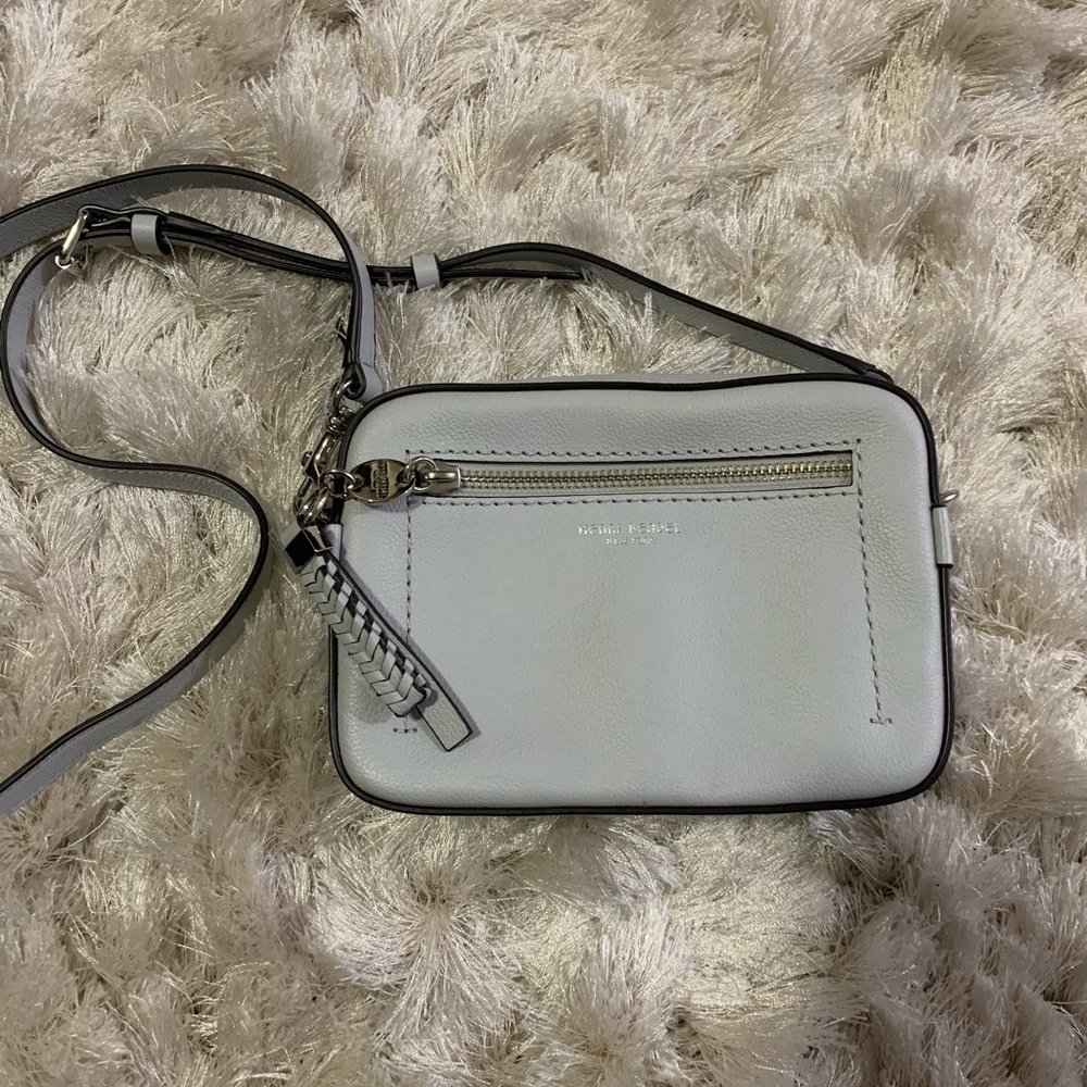 Henri Bendel Light Gray Crossbody Bag